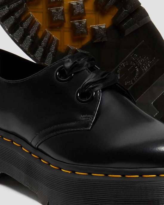 Zapatos Con Cordones Dr. Martens Holly Mujer Negros MX-06815